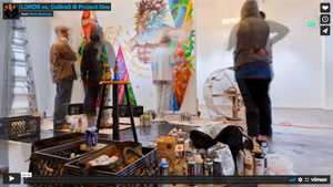 LORDS vs. CoBraS mural timelapse for Project One